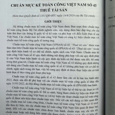 Sách Hệ Thống Chuẩn Mực Kế Toán Công Việt Nam – VPSAS (V2526T)