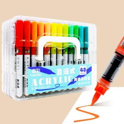 Hộp 48 Bút Lông Màu Acrylic Marker - Direct Ink - Truecolor ZCM-7052_48