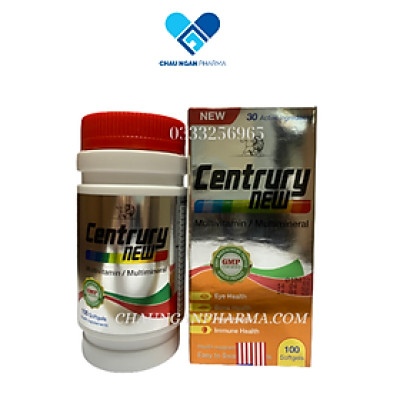 Viên CENTRURY NEW Mediphar Chai 100 viên - Bổ sung multivitamin và khoáng chất cho phụ nữ trong thời kỳ mang thai và cho con bú