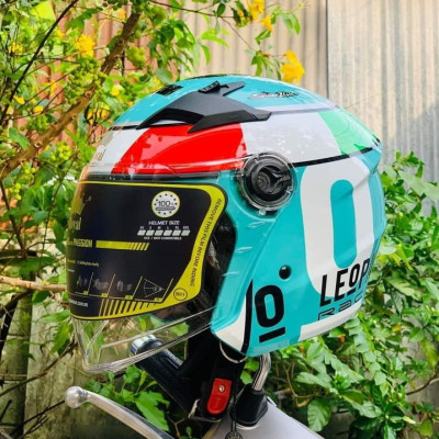 Mũ bảo hiểm 3/4 Royal M268 2 kính - Lót tháo rời