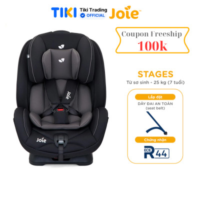 Ghế ngồi ôtô cho bé Joie Stages Coal dành cho bé từ sơ sinh đến 7 tuổi