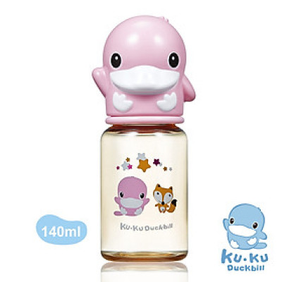 BÌNH SỮA CỔ THƯỜNG CHO BÉ BẰNG NHỰA PPSU - KUKU