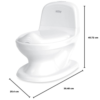 [ 76503-Nuby ] Bồn vệ sinh thu nhỏ cho bé, có âm thanh xã nước, tặng kèm 02 cục pin AAA