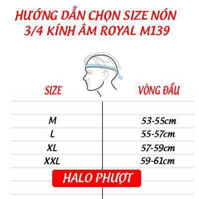 Mũ Bảo Hiểm 3/4 Royal M139 Hồng Pastel Kính Âm, Chống Bụi, Siêu Nhẹ, Chính Hãng