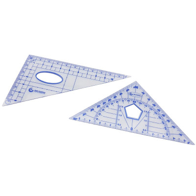 Bộ 2 Thước Eke - Ánh Dương TRAD-2