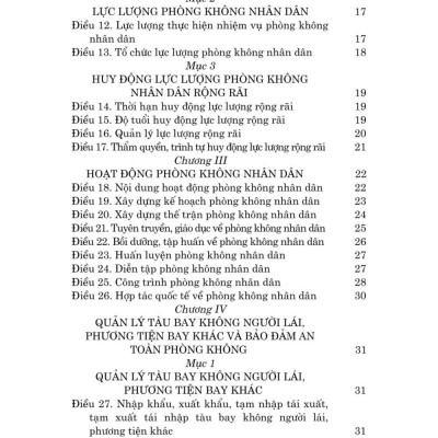 Luật phòng không nhân dân - bản in 2025
