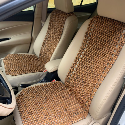 Đệm Lót Ghế Xe Ô Tô Hạt Gỗ Hương Cao Cấp Hạt 1.8cm ( Mian.vn )