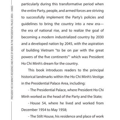 President Ho Chi Minh’s Residence  and Place of Work in the Presidential Palace Area - Ha Noi