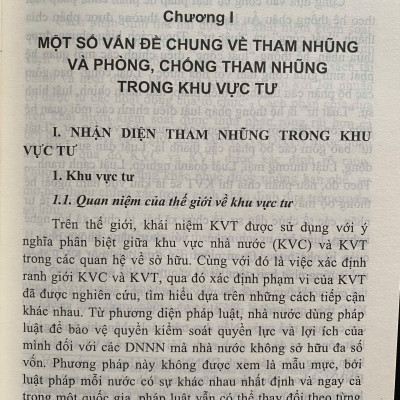 Vấn Đề Tham Nhũng Trong Khu Vực Tư Ở Việt Nam Hiện Nay 
