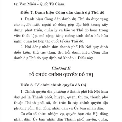 Luật thủ đô - bản in 2024