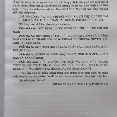 Sách Chế độ Công Tác Phí, Chi Hội Nghị và Cơ Chế Tự Chủ Tài Chính, Kiểm Soát, Thanh Toán các Khoản Chi Thường Xuyên theo Thông tư số 12/2025/TT-BTC (V2563T)