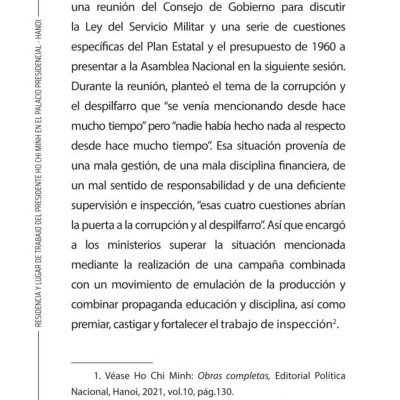 Residencia y lugar de trabajo del presidente  Ho Chi Minh en el Palacio Presidencial - Hanoi