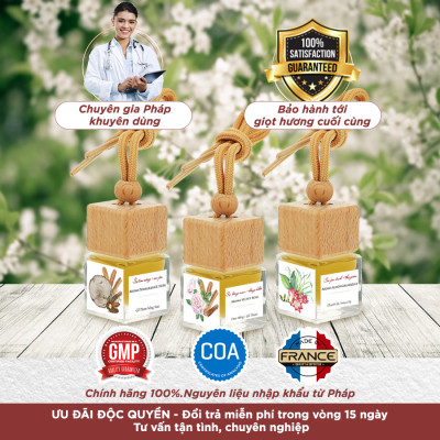 Aroma Lemongrass & Lily – Tinh dầu treo khuếch tán thiên nhiên Pháp 10ml