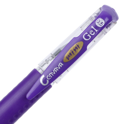 Combo 5 Bút Gel Nước Mini (0.5mm) - Mực Tím