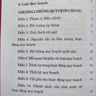 Luật Quy Hoạch