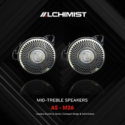 Alchimist AS-M26 – Bộ Loa Mid-Treble HiFi Cao Cấp Cho Hệ Thống 3-Way Ô Tô