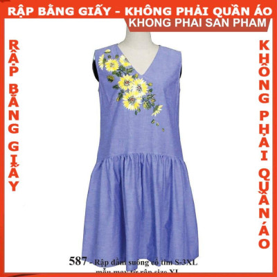 Rập giấy mã 587 (BẢN VẼ) rập đầm