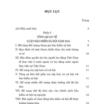 Tìm hiểu Luật bảo hiểm xã hội năm 2024 - bản in 2025