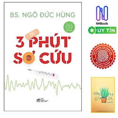 Sách- Ba Phút Sơ Cứu ( Free Book Care và tặng kèm sổ tay xương rồng )