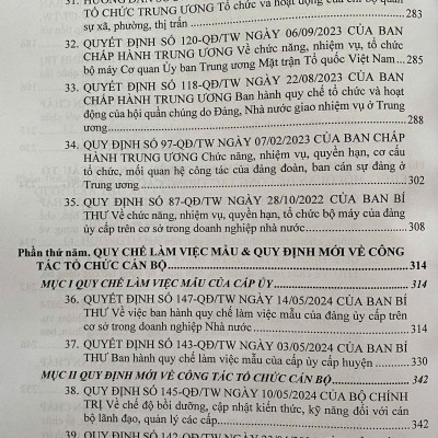 Quy Chế Bầu Cử Đảng Và Các Quy Định Mới Dành Cho Bí Thư Đảng Bộ, Chi Bộ Cơ Sở 