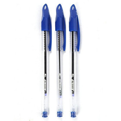 Vỉ 3 Bút Bi 0.8 mm Thiên Long TL-049 - Mực Xanh