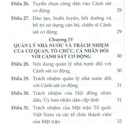 Luật Cảnh Sát Cơ Động Năm 2022