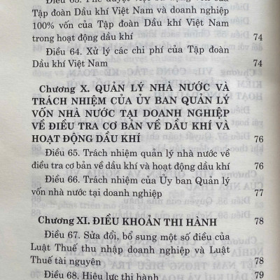 Luật Dầu Khí 