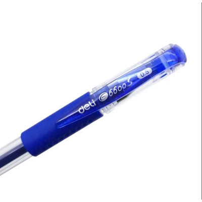 Bút Gel Deli 0.5 mm - E6600S-XD - Mực Xanh