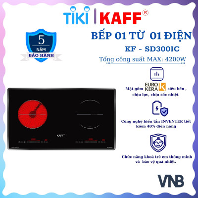 Bếp điện từ đôi KAFF KF-SD300IC - Hàng chính hãng