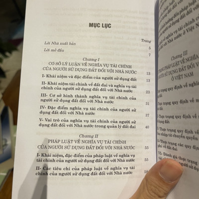PHÁP LUẬT VỀ NGHĨA VỤ TÀI CHÍNH CỦA NGƯỜI SỬ DỤNG ĐẤT ĐỐI VỚI NHÀ NƯỚC VIỆT NAM HIỆN NAY - Nguyễn Thị Thanh Xuân -Nxb Chính trị Quốc gia sự thật – bìa mềm