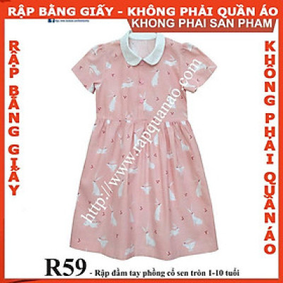 Rập giấy A0 đầm nữ mã R59 (BẢN VẼ)