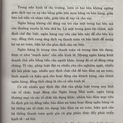 Cẩm nang pháp luật ngân hàng (Nhận diện những vấn đề pháp lý) (Tái bản có sửa chữa, bổ sung)