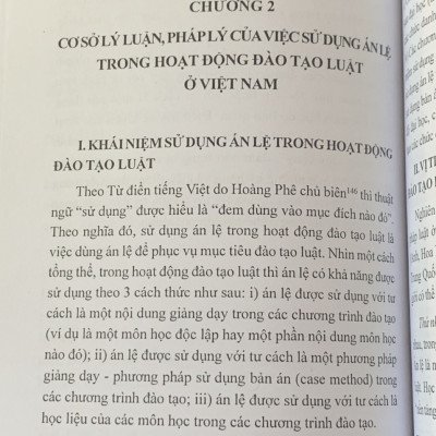 Án lệ và sử dụng án lệ trong đào tạo luật ở Việt Nam hiện nay