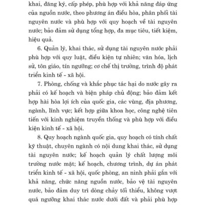 Luật tài nguyên nước ( bản in 2024)