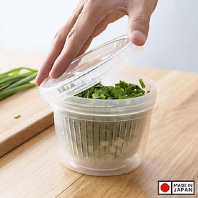 Bộ hộp đựng thực phẩm tròn 2 lớp NAKAYA W/S 500ml - Hàng nội địa Nhật Bản (#Made in Japan)