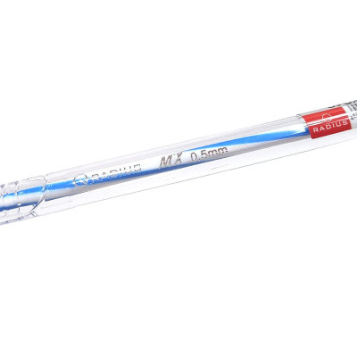 Vỉ 4 Bút Bi MX 0.5 mm Radius - Mực Xanh