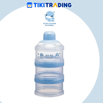 Hộp Chia Sữa Cho Bé KuKu Duckbill - 3 Ngăn