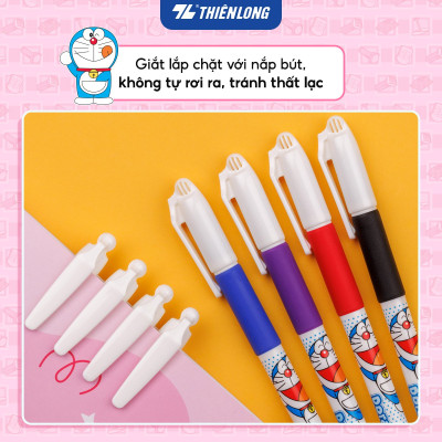Combo 5 Bút Gel Thiên Long Doraemon GEL-012/DO
