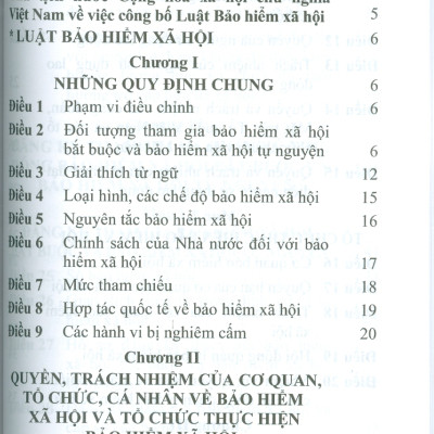 Luật Bảo Hiểm Xã Hội Năm 2024