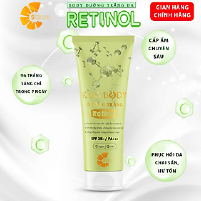 Chăm Sóc Da - C SKIN.02 - BODY LOTION RETINOL - Dưỡng Trắng Cấp Ẩm Chuyên Sâu