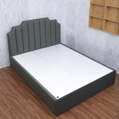 Giường ngủ MDF Juno sofa HLMCT bọc nệm lựa chọn màu ván nệm bọc KT 1m6/1m8  - không hộc kéo 