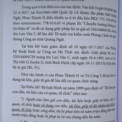 Bình luận khoa học bản án và án lệ - tập 1 