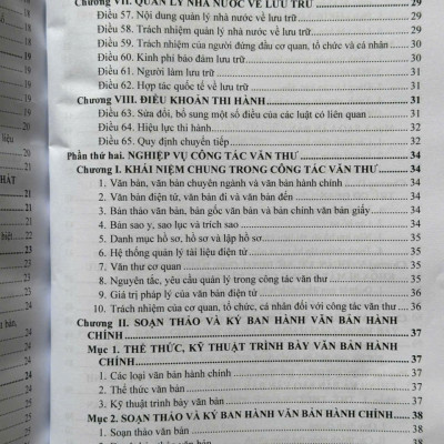 Sách Luật Lưu Trữ – Công Tác Văn Thư, Lưu Trữ, Thời Hạn Bảo Quản Hồ Sơ, Tài Liệu Trong Hoạt Động Của Cơ Quan, Tổ Chức, Đơn Vị (V2515T)