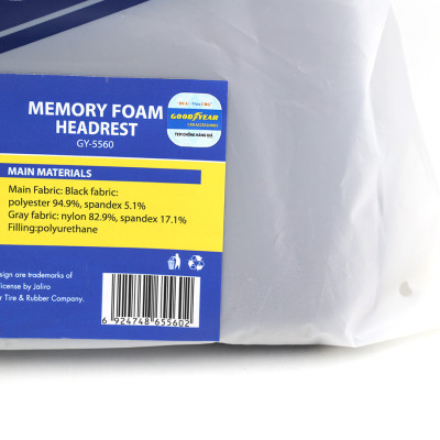 Gối Tựa Đầu Tựa Lưng Cao Su Non GOODYEAR Sang Trọng Mềm Mại Thoáng Khí - Nhập Khẩu Chính Hãng
