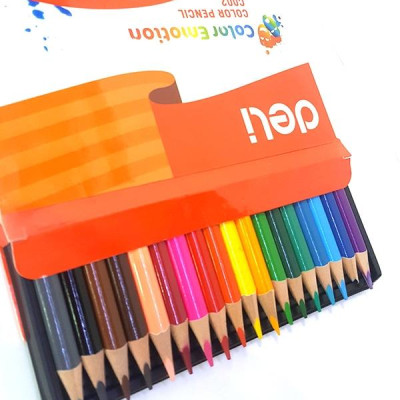 Bút Chì Gỗ 18 Màu Deli C00210