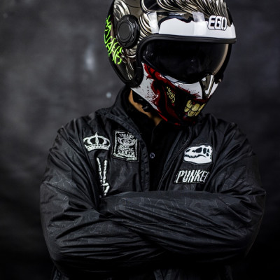 Mũ Bảo Hiểm Nguyên Đầu Đa Năng EGO E-5 - kèm mặt nạ