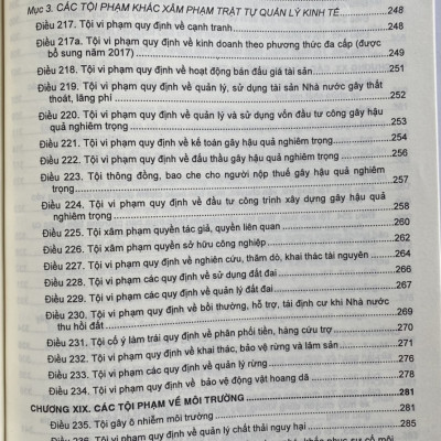 Phương Pháp Định Tội Danh Với 538 Tội Phạm Trong Bộ Luật Hình Sự Năm 2015 Sửa Đổi Đổ Sung Năm 2017