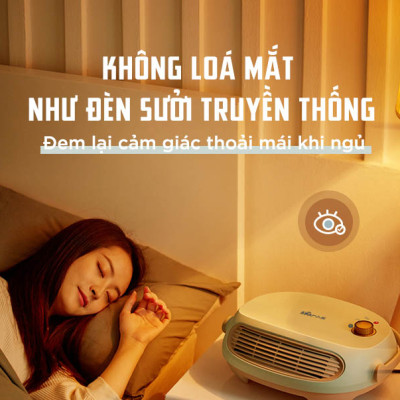 Máy Sưởi Treo Tường Bear DNQ-A19B1 Không Làm Khô Da Công Suất 2000 W - Hàng Chính Hãng