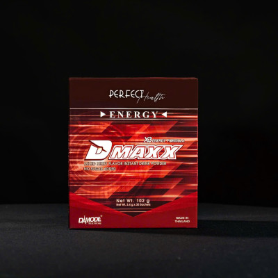 DMAXX thức uống bổ sung vitamin năng lượng không đường DAMODE 10 gói dùng thử màu đỏ