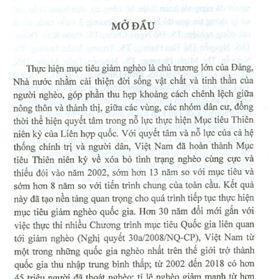 Nghèo Đa Chiều Của Dân Cư Vùng Ven Đô Trong Quá Trình Đô Thị Hóa (Sách Chuyên Khảo)